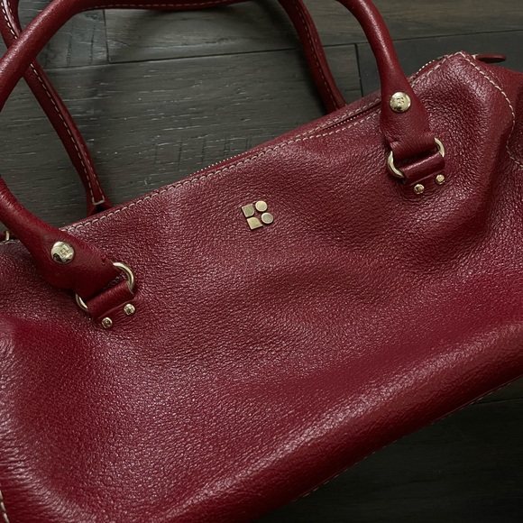 kate spade Handbags - Kate Spade Red Leather Satchel Bag